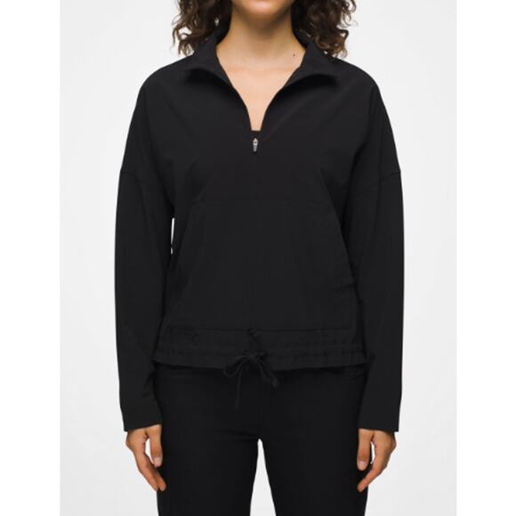NWT prAna Railay Pullover Black Medium Jacket - Picture 3 of 5